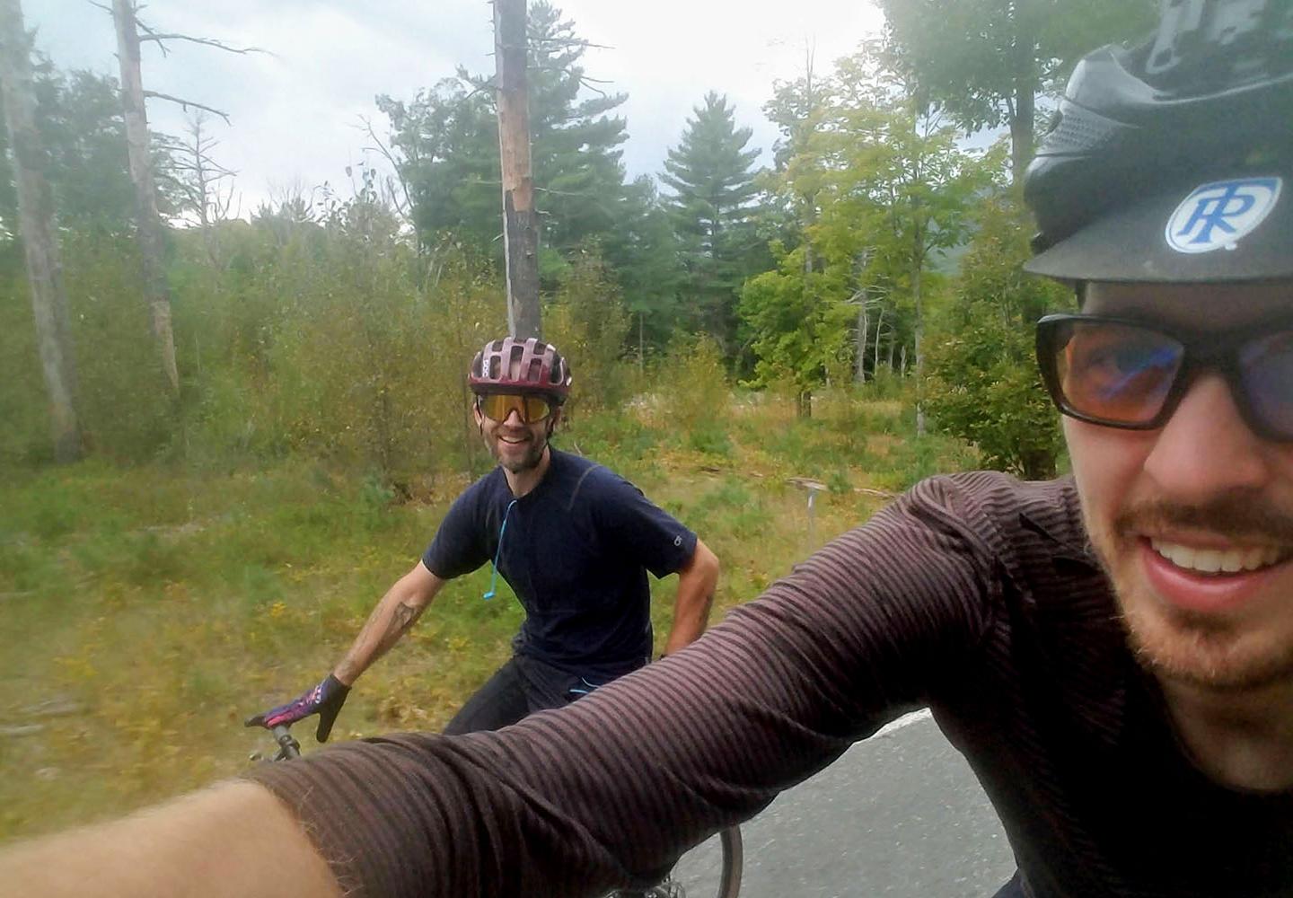 Shane Kramer–former TATR FKT holder!–came out to ride with me for a bit near Wilmington. It was great to spend some time with this guy!