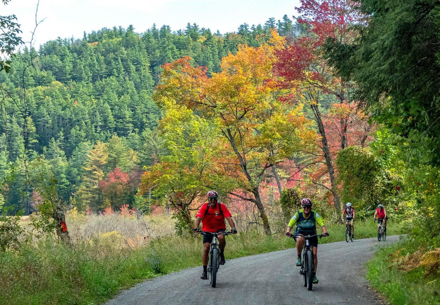 Cruising Old Furnace gravel. 