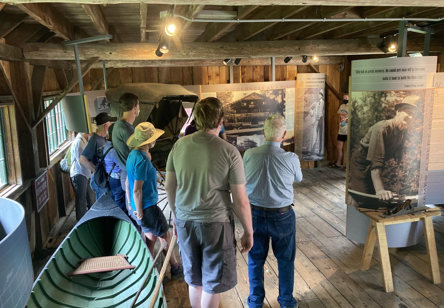 What's a trip to Great Camp Sagamore without a tour. 