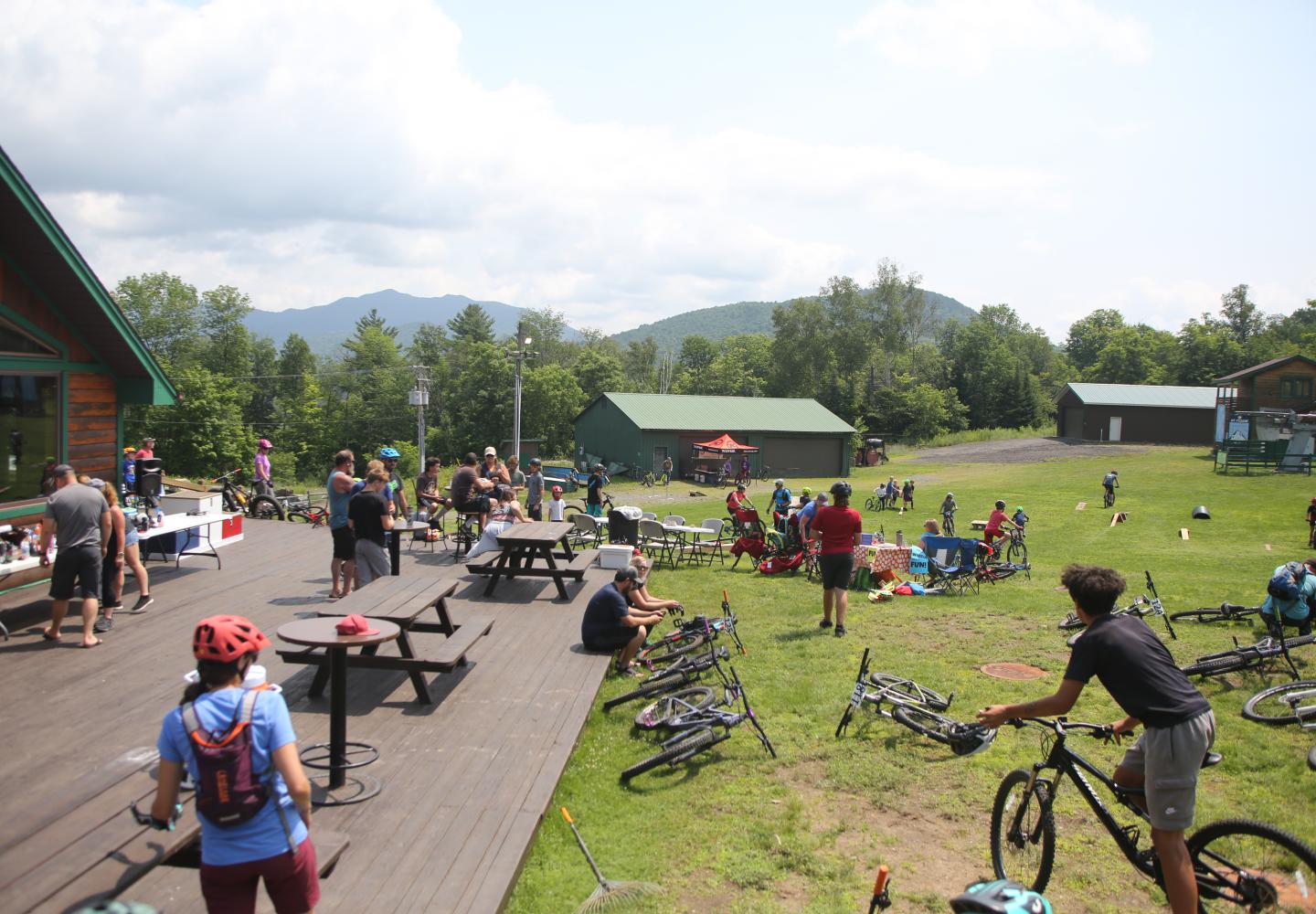 Pisgah Pedalfest deck views.