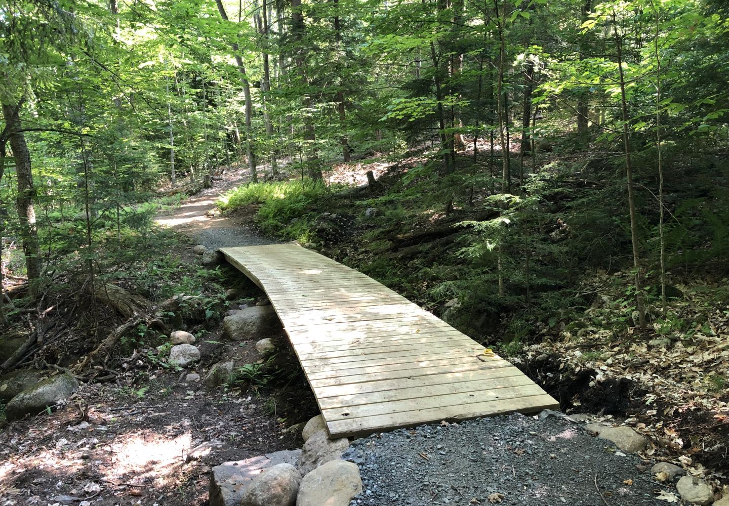 A new bridge connects sections of trail Elizabethtown.