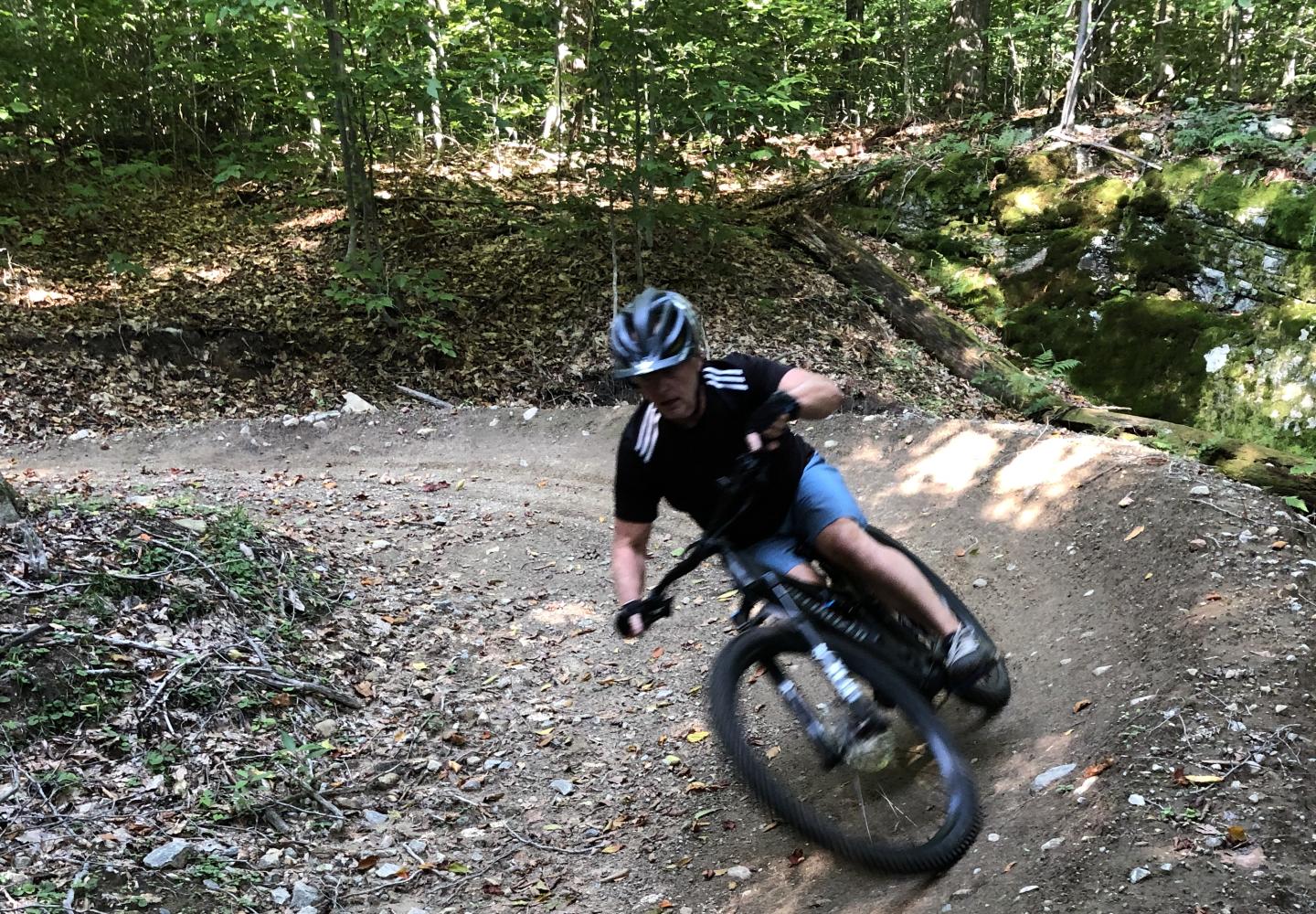 A hero berm at Wheelerville Trails