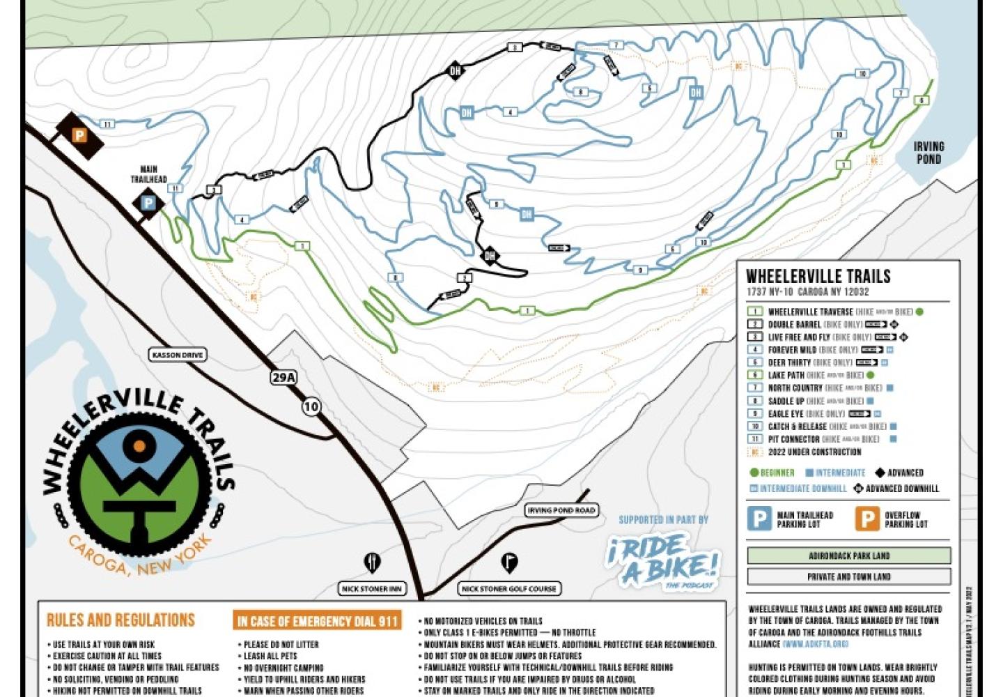 Wheelerville Trail Map