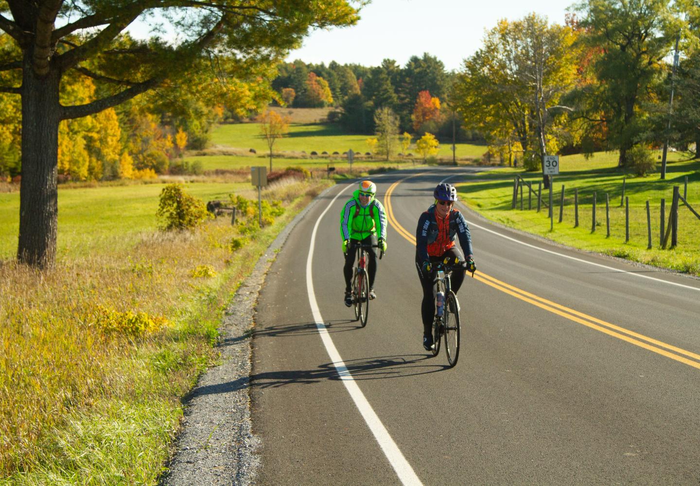 Nothing like cruising the smooth low traffic roads of the Lake Champlain Valley.