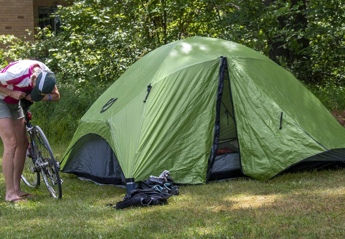 Camping? You bet. 