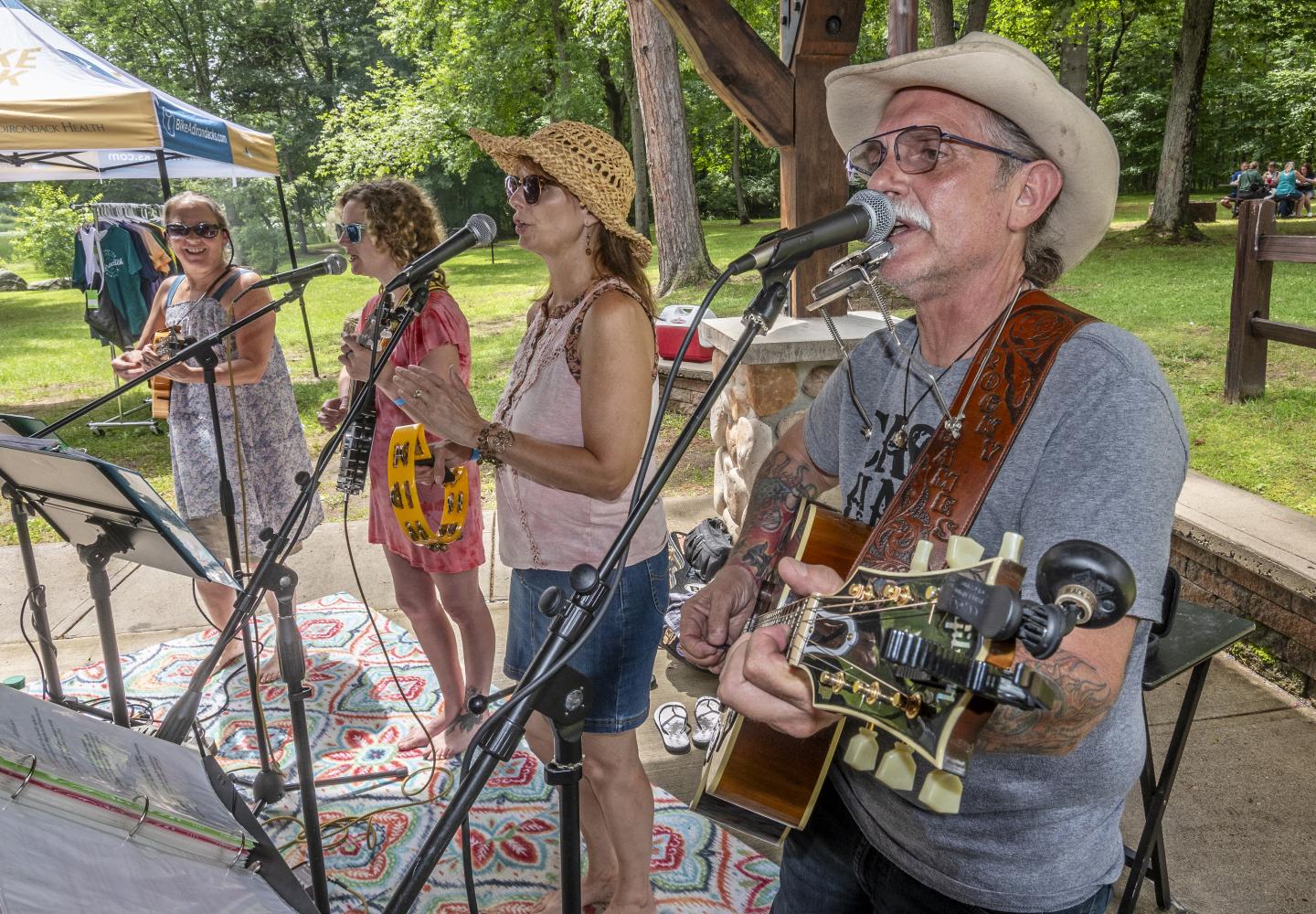 Live "cosmic country" by The Midnight Stargazers was a great way to end the day.