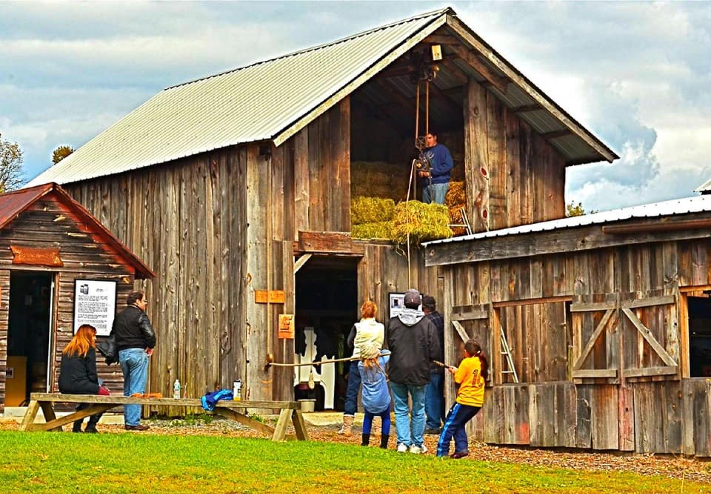 One of the ride highlights is a visit to the Babbie Rural Farm and Learning Museum.