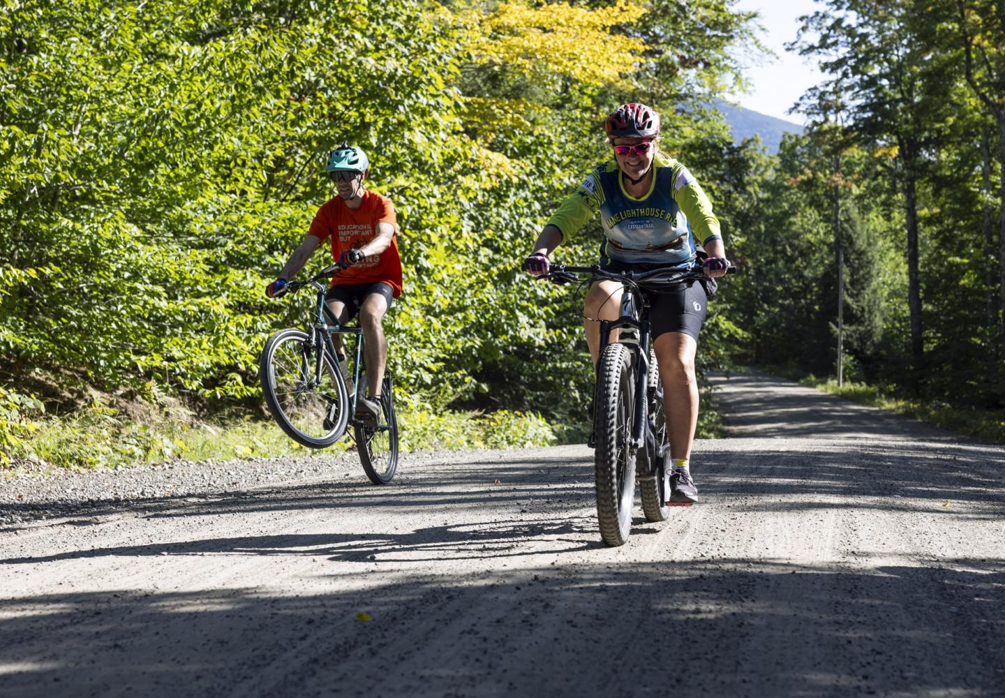 The gravel en route to Elk Lake Lodge did not disappoint either. 