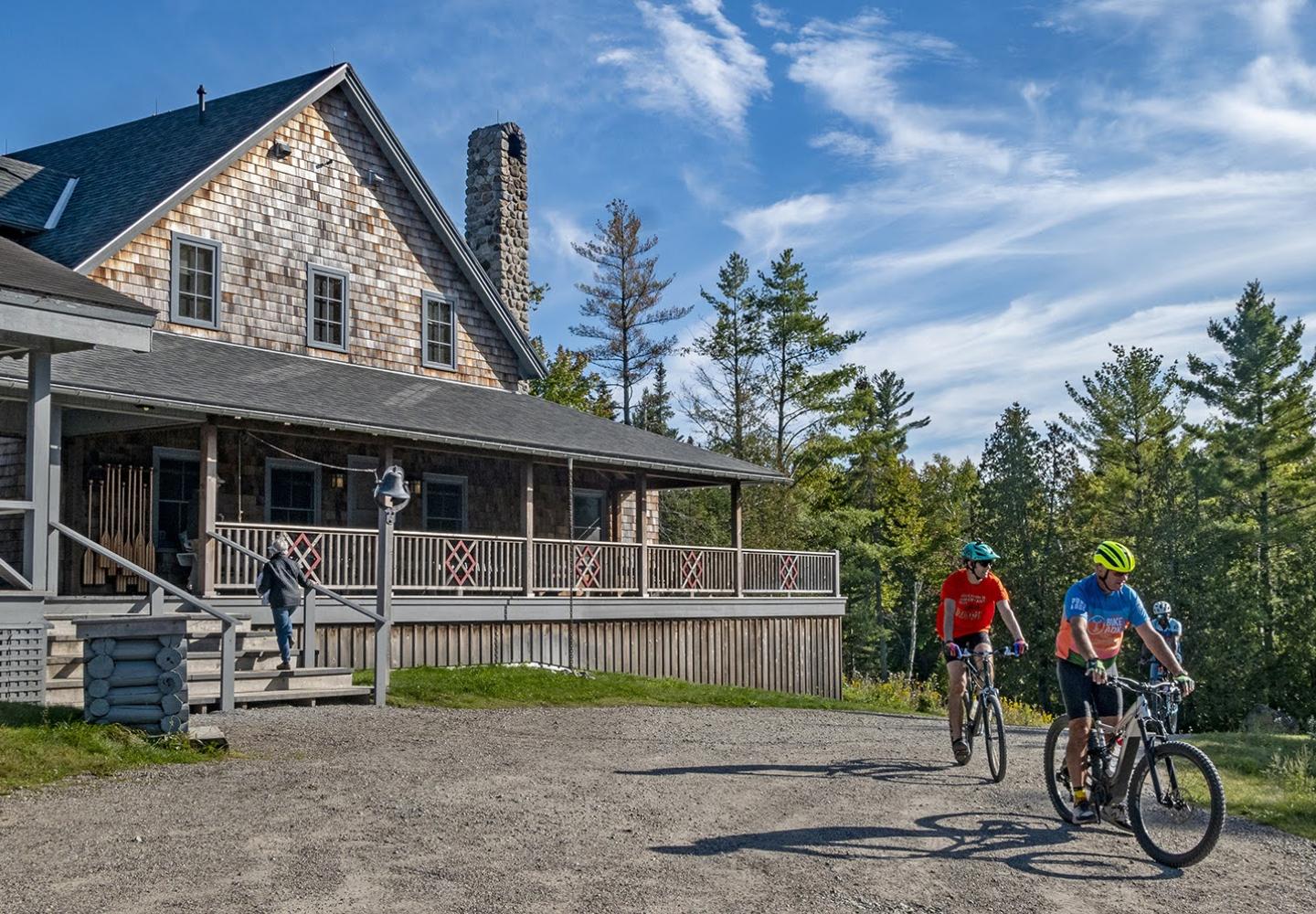 Spectacular Elk Lake Lodge made for a fabulous rest stop and turn-a-round point.
