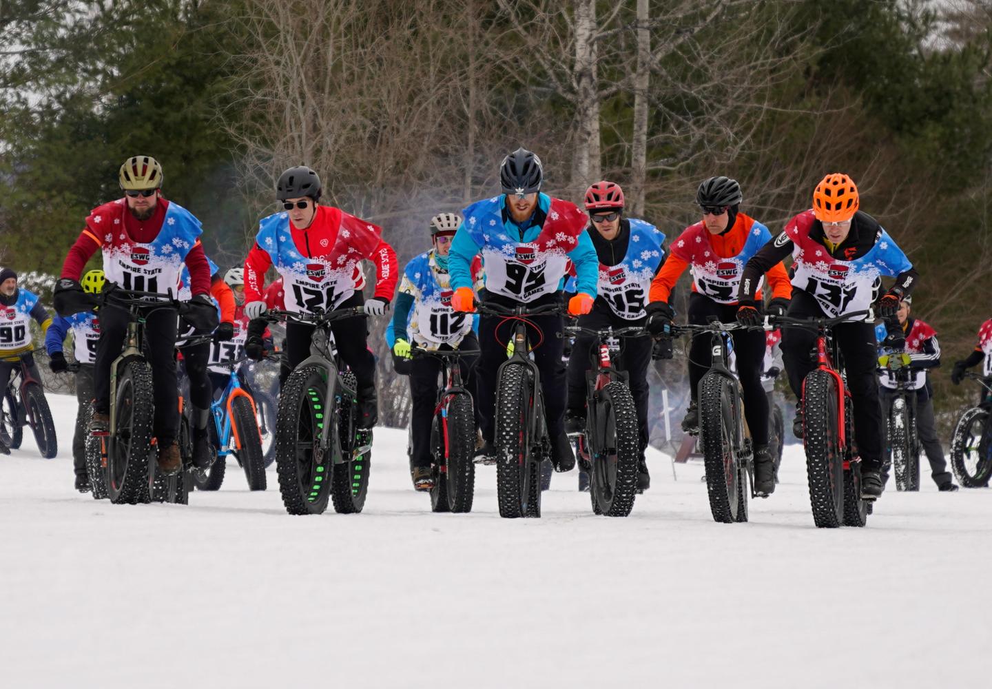 The Saturday, February 3 Empire State Winter Games Fat Bike Races will be hosted at Dewey Mountain in Saranac Lake and feature distances for all abilities and ages. 