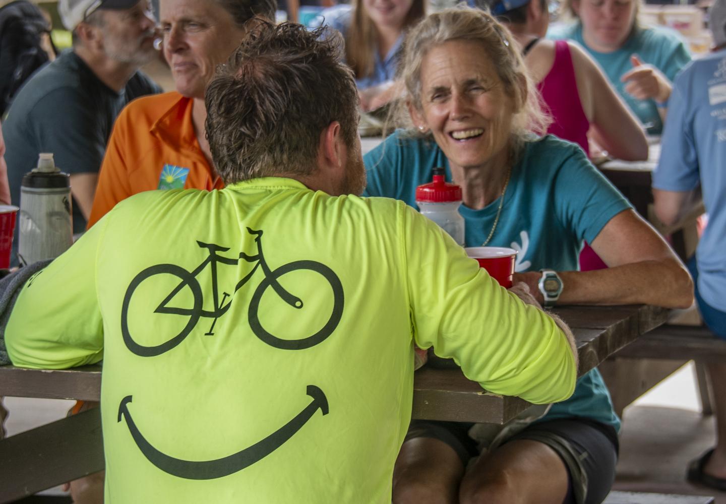 Bikes make us smile too.