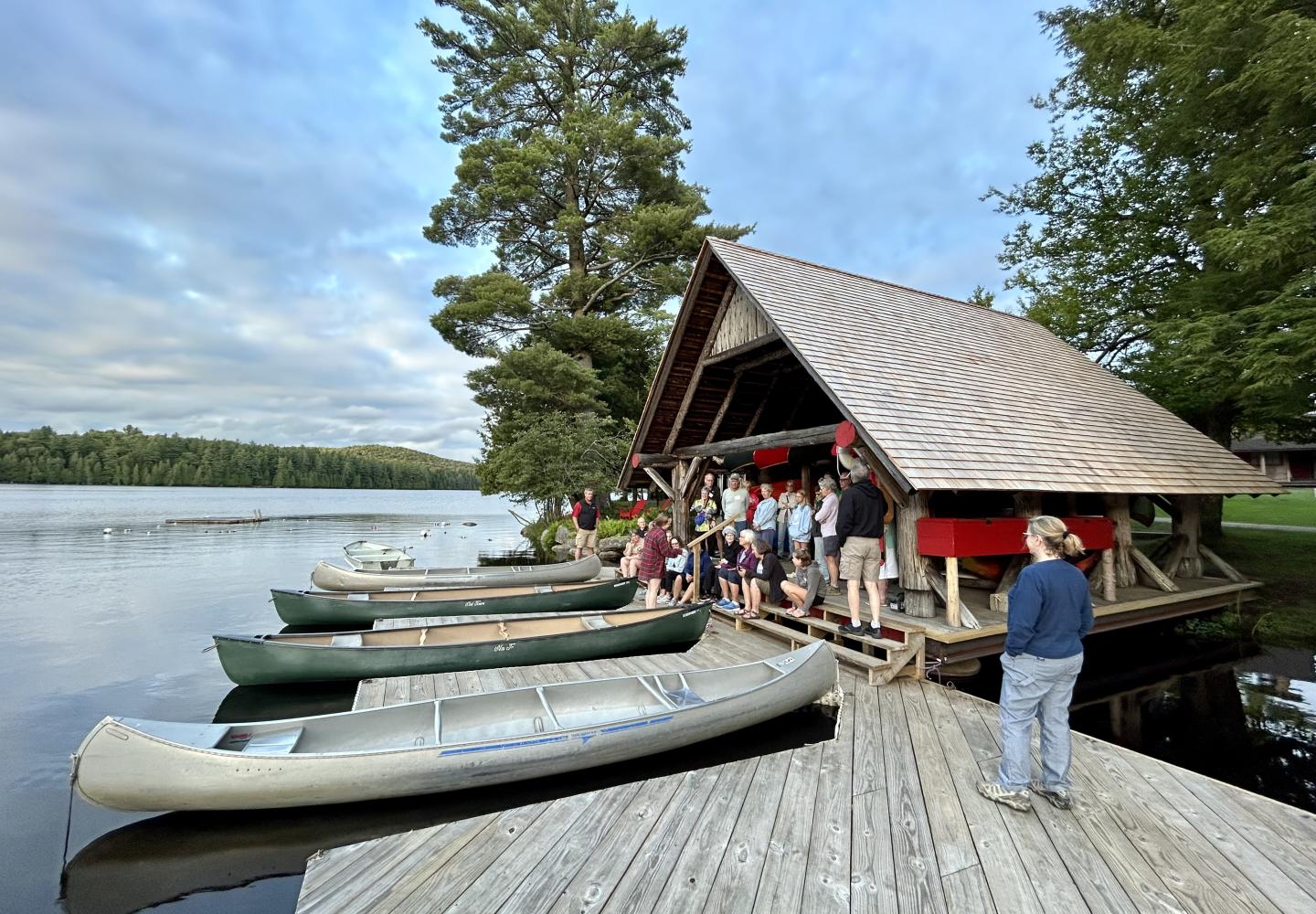 Canoes, kayaks and stand up paddle boards are there for you to use.