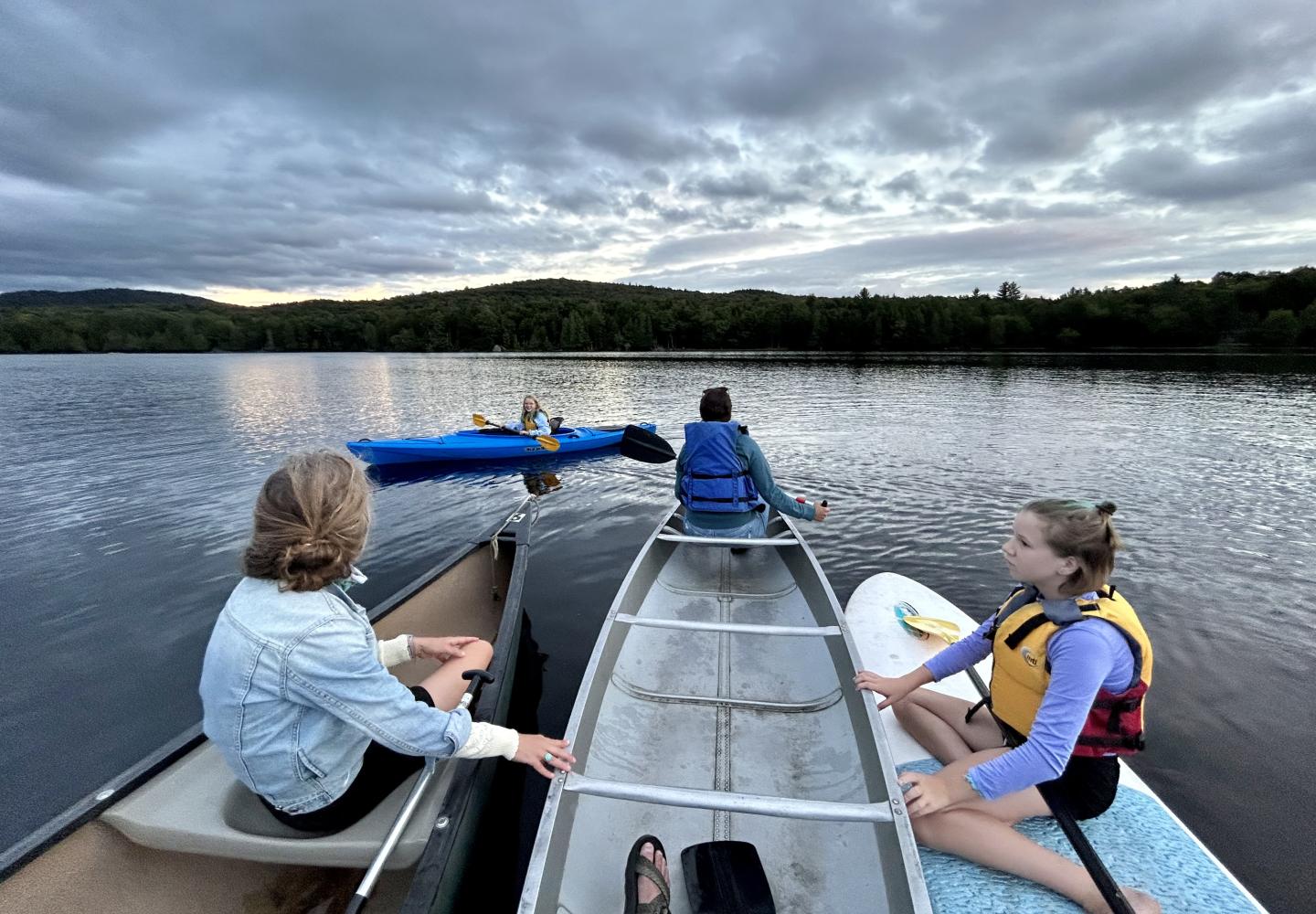 Grab a boat and go for a paddle.