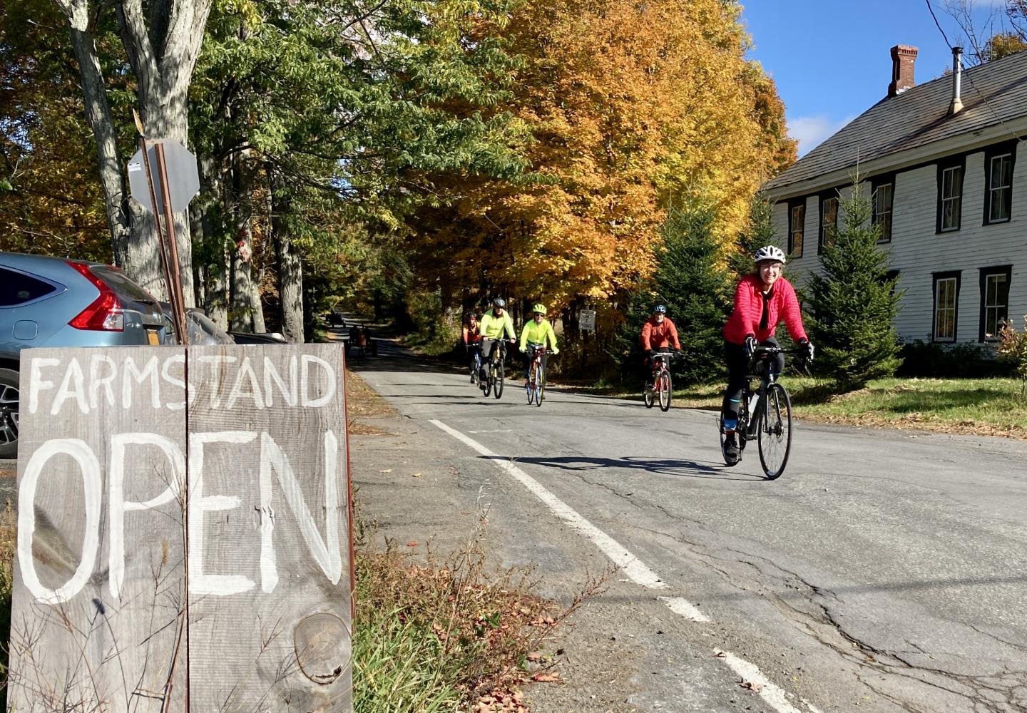 Bike the Barns is a fall farm-by-bike classic supporting Adirondack North Country Association.