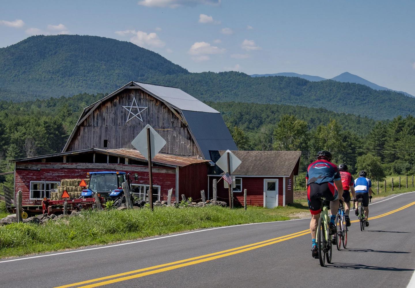 Road cycling in the Adirondacks.