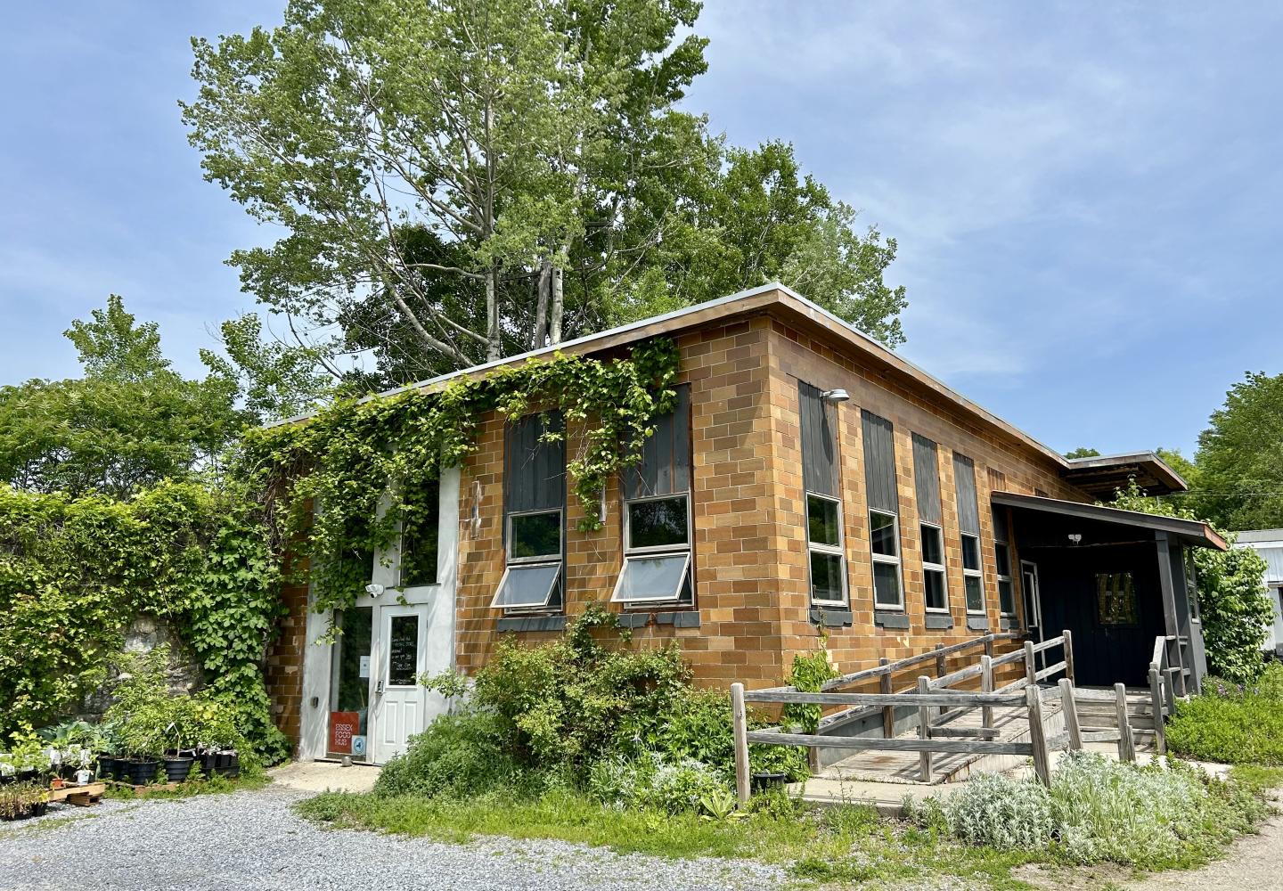 The Hub in Essex is located in an old agriculture rail station.