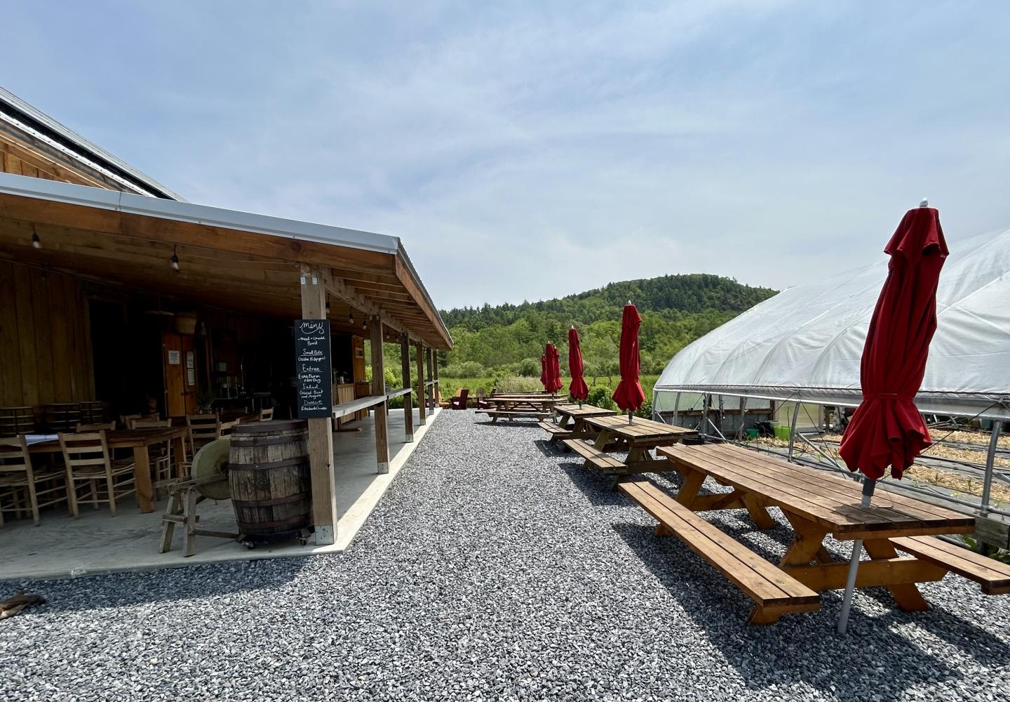 Your relaxing space when you visit Echo Farm. 