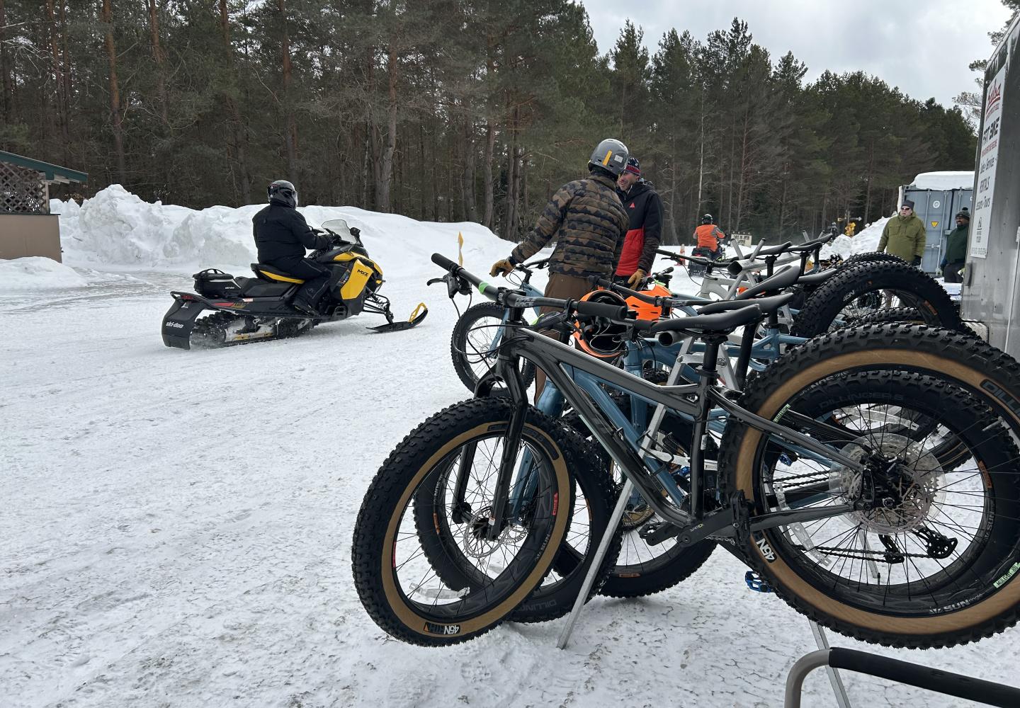 Ski or fat bike on the Adirondack Rail Trail with shuttle service.