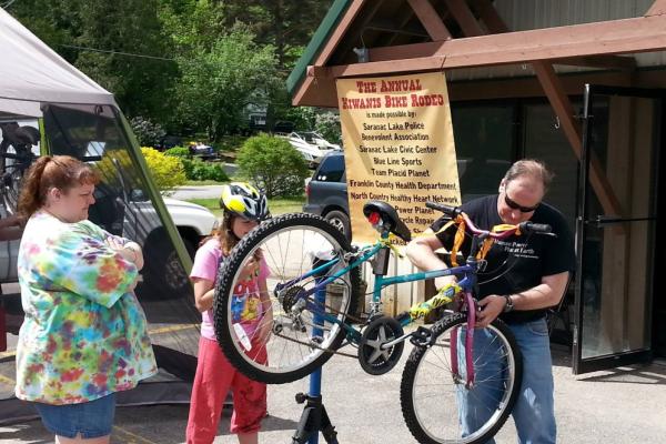 One of the ways those funds are spent is hosting an annual bicycle rodeo.