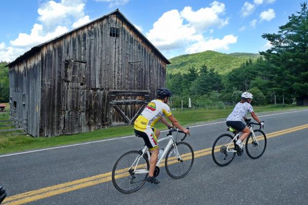 Riders participate in the 2020 Ride for the River Tailgater ride. 