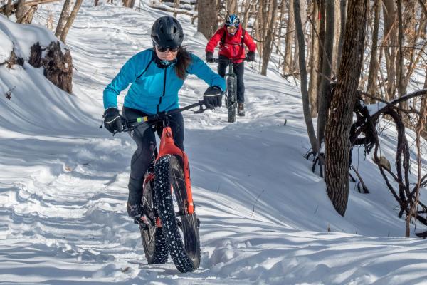 Fat biking at Gurney Lane