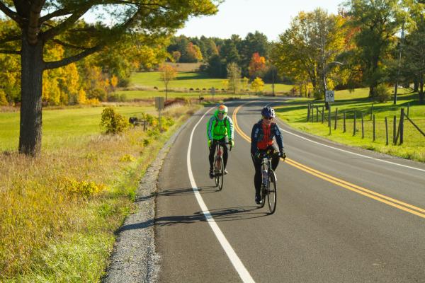 Nothing like cruising the smooth low traffic roads of the Lake Champlain Valley.