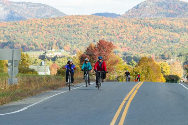 Spring, summer or fall riding is an absolute treat in the Champlain Valley.