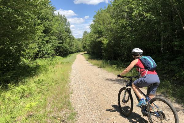 Exploring the Sable Highlands conservation easement.