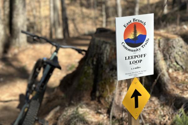 With new signs in place, it’s hard to get lost on the East Branch Community Trails in Keene. 