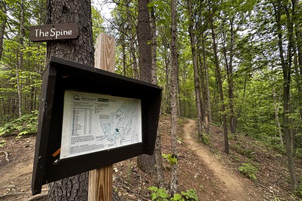 The Gurney Lane Mountain Bike Park has terrain for every level of mountain biker.