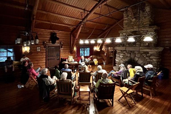 Evening music in the playhouse. Why not?