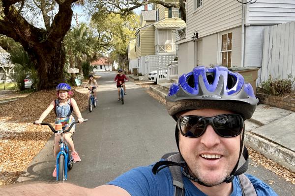 The Tybee Island Bike Route is perfect for beach cruising with your family.