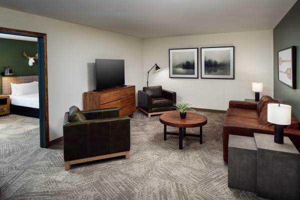 A double suite at the Lodge at Schroon Lake