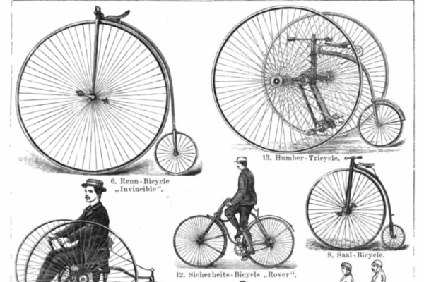 Antique bicycles