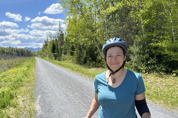 An interview with Julia Goren, newly named executive director of the Adirondack Rail Trail Association
