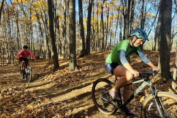 New trails have been opened at the East Branch Community Trails created by Barkeater Trails Alliance.